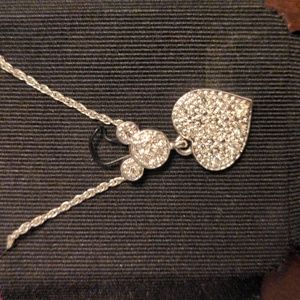 Mickey Mouse heart necklace